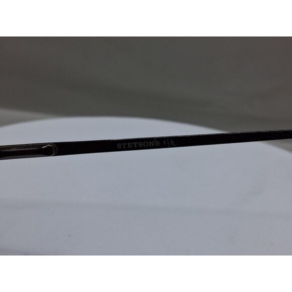 Vintage Zyloware Stetson 178 Square Full Frame Aviator 57-16-145 Eyeglasses - Picture 9 of 14